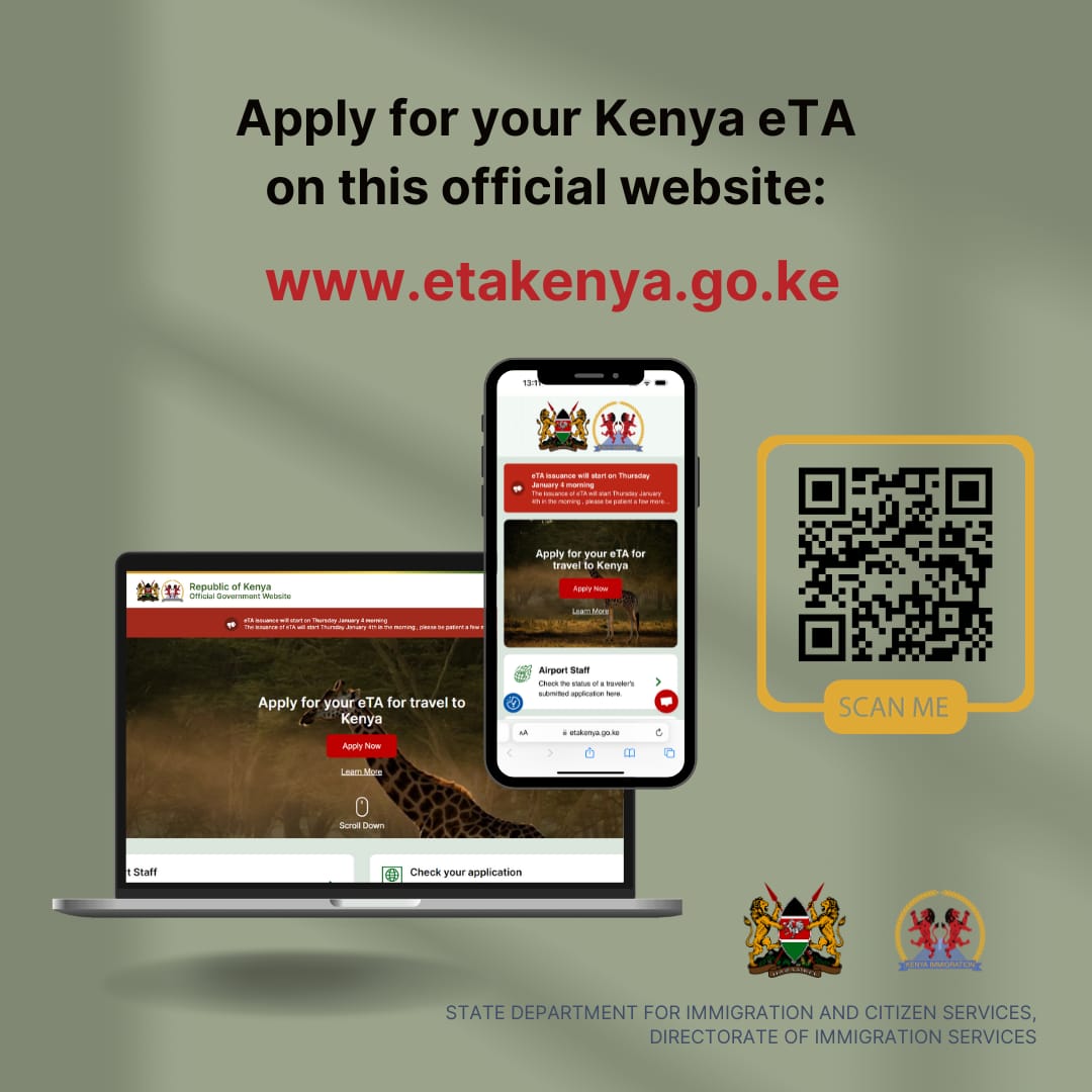 Kenya electronic Travel application